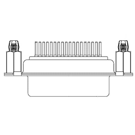 Molex Fct Hd Dsub Str Pc Rcpt 78 Pn W/Snapin 1731130238